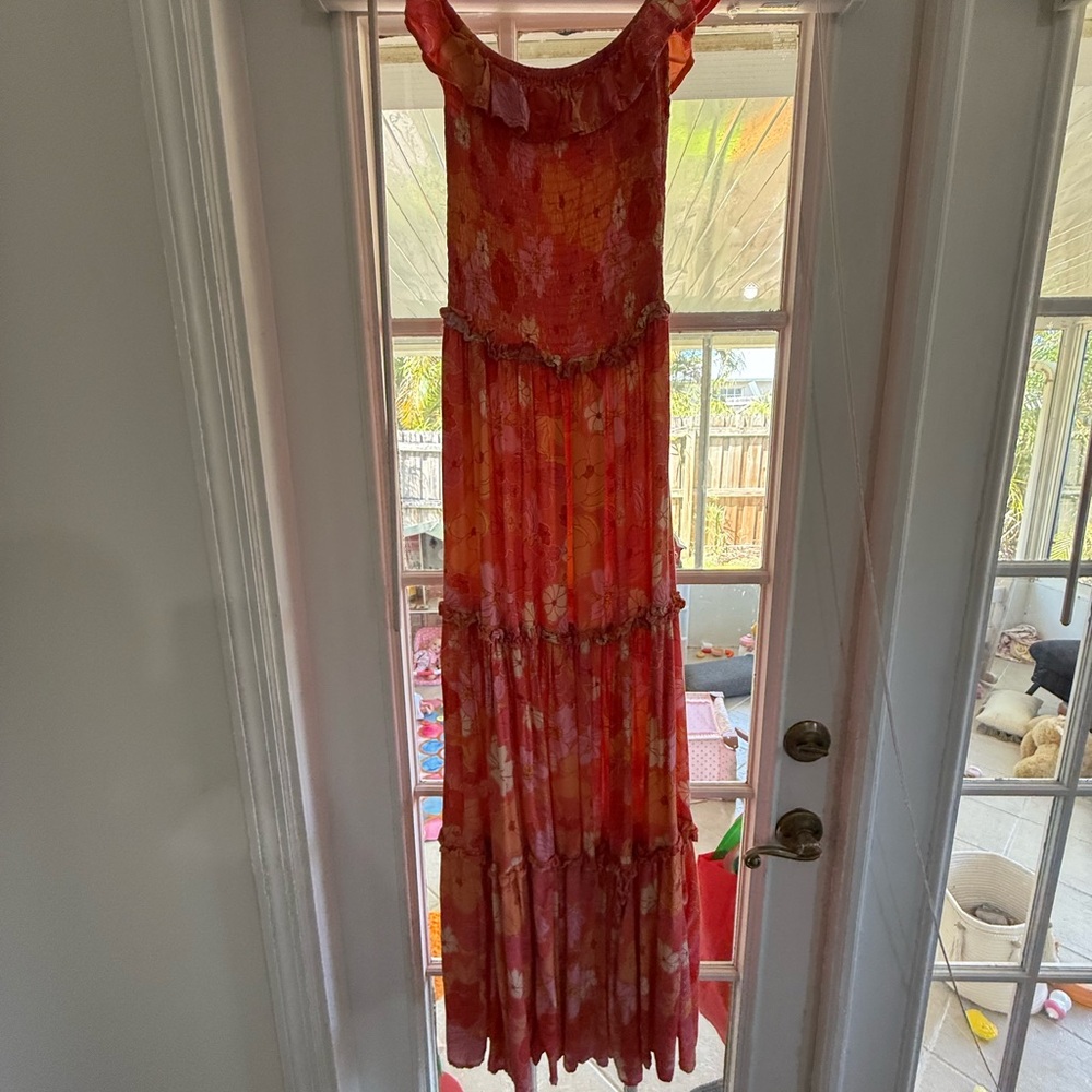 Elegant Floral Maxi Dress